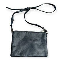Load image into Gallery viewer, Forever 21 Small Black Crossbody Bag Vegan Leather Purse 8 1/2&quot; x 6&quot;--