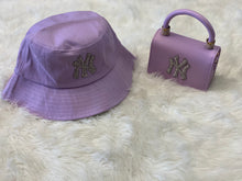 Load image into Gallery viewer, LA &amp; NY Bucket Hat and Bag Set