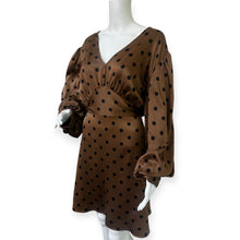 Load image into Gallery viewer, Vero Moda Messi long sleeve polka dot dress