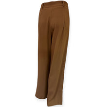 Load image into Gallery viewer, Brown Wide-Leg Trousers