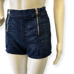 Zip Me Up Denim Shorts