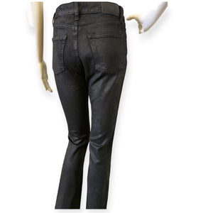 Ralph Lauren Seam coated high-rise Skinny Jeans