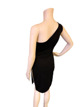 Load image into Gallery viewer, PrettyLittleThing Black One-Shoulder Bodycon Dress