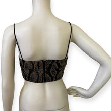 Load image into Gallery viewer, Capricorn Nude Snakeskin Top