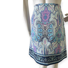 Load image into Gallery viewer, Paisley Mykonos Colorful Print Skirt