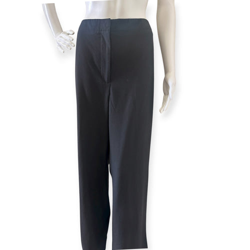 Talbots Black Wide-Leg Trousers