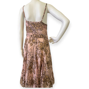 Vintage ORO Pagoda Silk Dress