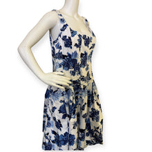 Load image into Gallery viewer, American Living Floral Blue and White Dress