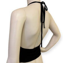 Load image into Gallery viewer, Black Halter Neck Top