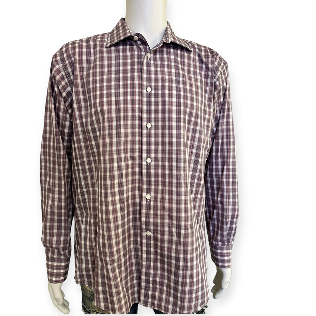 Jos. A. Bank Reserve Plaid long Button Down