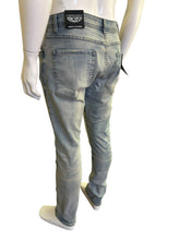 Load image into Gallery viewer, Vintage Slim Fit Light Wash Men's Jeans - Blue