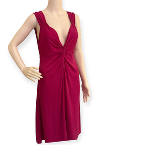 Elegant Pink Sleeveless Dress