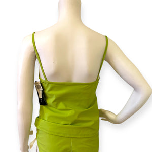 La Blanca Neon Green Spaghetti Strap Swim Top and Bottom