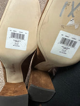 Load image into Gallery viewer, Sam Edelman Suede Stacked Heel Ankle Booties, Camel Brown