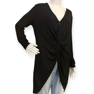 Wrap Front Tunic Top