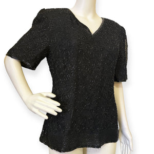 Vintage Stenay Beaded Blouse