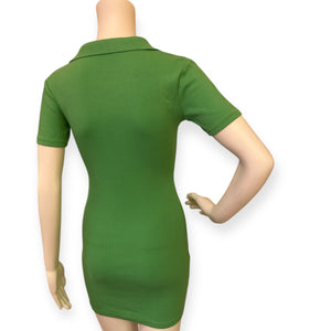 Zara Green Polo Dress