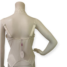 Load image into Gallery viewer, Elegant White Lace Lingerie Top with Garter