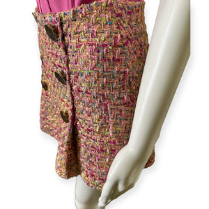 Liz Tweed Mini Storets Skirt