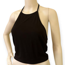 Load image into Gallery viewer, Black Halter Neck Top