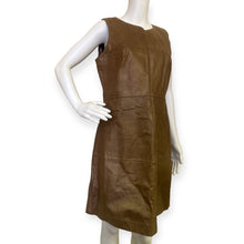 Load image into Gallery viewer, Leather Badgley Mischka Knee-Length Dress