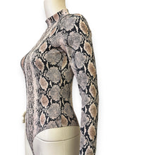 Load image into Gallery viewer, Pretty Little Thing Snake Print Bodysuit