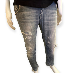 Faded G-Star Vintage Ripped Basalt Jeans