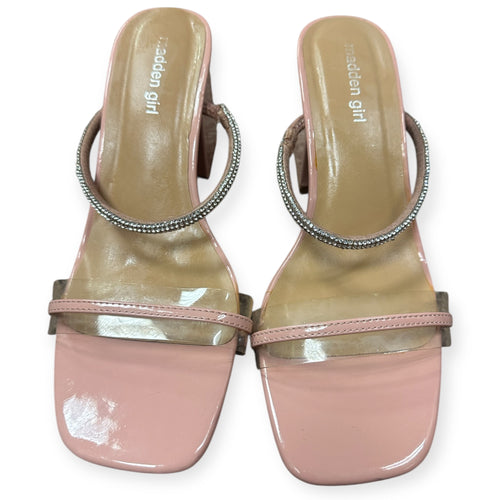 Madden Girl Pink Strappy Sandals