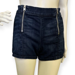 Zip Me Up Denim Shorts