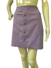 Load image into Gallery viewer, Lavender Button Pocket Mini Skirt