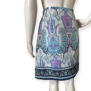 Paisley Mykonos Colorful Print Skirt
