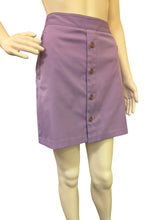 Load image into Gallery viewer, Lavender Button Pocket Mini Skirt