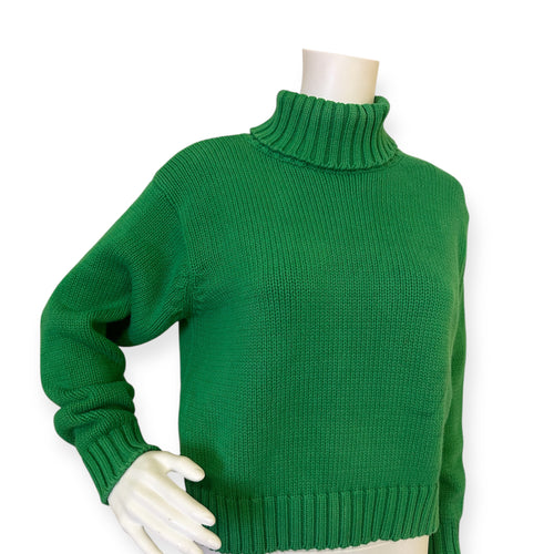 Green Turtleneck Sweater