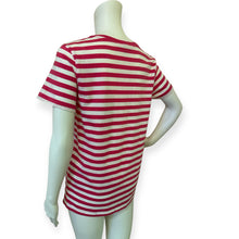 Load image into Gallery viewer, Stripe V-neck Polo shirt
