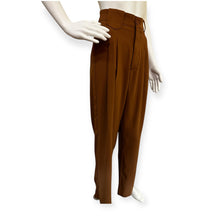 Load image into Gallery viewer, Brown Wide-Leg Trousers