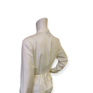 Elegant Wrap Blouse