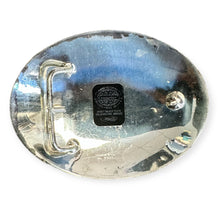 Load image into Gallery viewer, Cultured Cowboy Crumrine Western Silver Scroll Belt Buckle