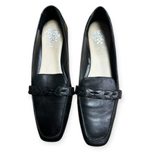 Load image into Gallery viewer, Vince Camuto Black Leather Loafers for Women
