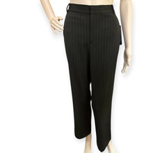 Load image into Gallery viewer, Women&#39;s Chaps Charcoal/Grey Pinstripe Pants