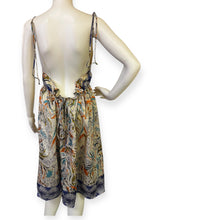 Load image into Gallery viewer, Sundance Paisley Print Spaghetti Strap Dress in Navy, Teal &amp; Orange