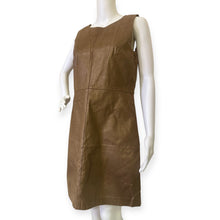 Load image into Gallery viewer, Leather Badgley Mischka Knee-Length Dress