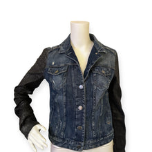 Load image into Gallery viewer, Denim Metallic Jacket