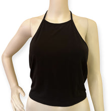 Load image into Gallery viewer, Black Halter Neck Top