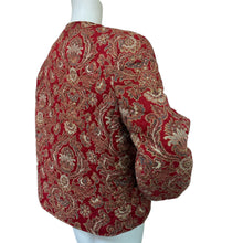 Load image into Gallery viewer, Vera Bradley Quilted Lined Jacket Medium Red Windsor Pattern