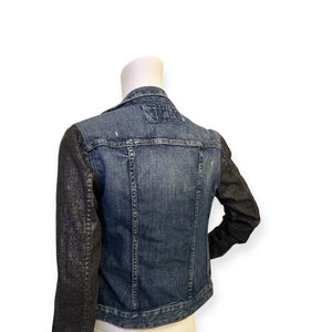 Denim Metallic Jacket