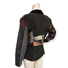 Load image into Gallery viewer, The Phoenix Vintage boho avantegarde j blazer kimono fabrics velvet
