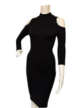 Load image into Gallery viewer, Mock Neck Long Sleeve Sweater Dress