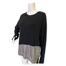 Load image into Gallery viewer, Tavi Noir Ebony Gold Snake Sweatshirt