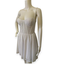Load image into Gallery viewer, Gaia Glitter Mesh Mini Dress