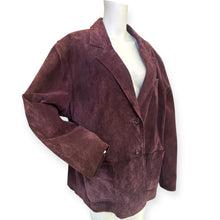 Load image into Gallery viewer, Vintage Margaret Godfrey Women&#39;s Purple Leather Jacket